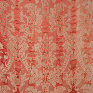 Appraisal: A Pair of Scalamandr Silk Damask Drapery Panels with Valance