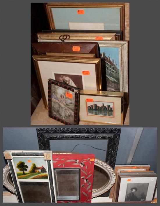 Appraisal: assorted framed prints and paintings Estimate - All items sold