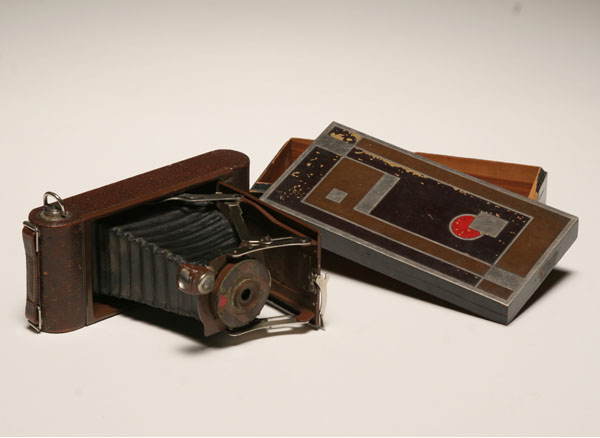 Appraisal: Walter Dorwin Teague Art Deco Kodak Gift A camera and