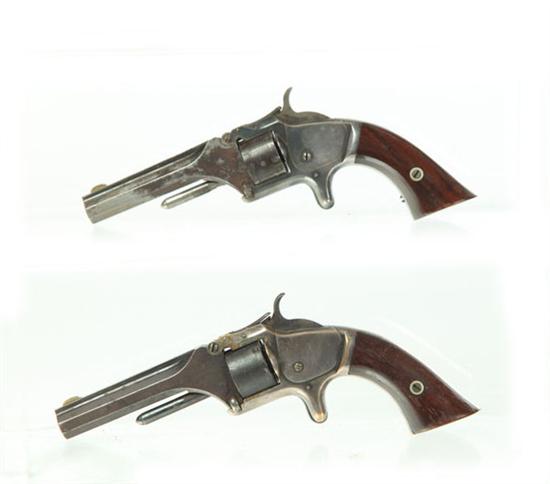 Appraisal: TWO SMITH WESSON MODEL SECOND ISSUE REVOLVERS caliber seven-shot rimfire