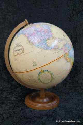 Appraisal: Replogle Globemaster '' World Globe on Wood BaseFrom the early