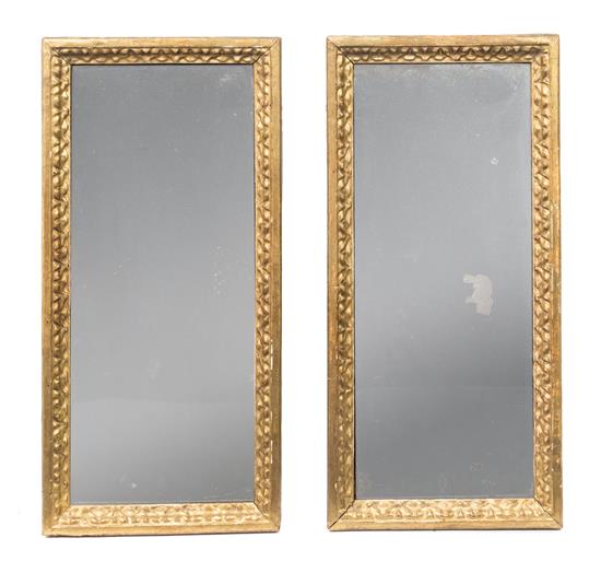 Appraisal: Sale Lot A Pair of Continental Giltwood Mirrors th th