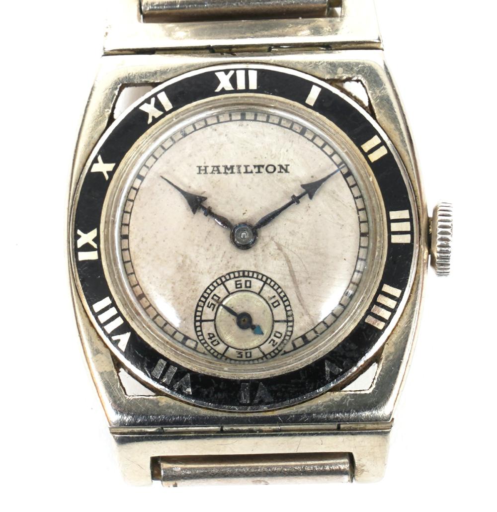 Appraisal: HAMILTON K WG PIPING ROCK VINTAGE WATCHHamilton K white gold