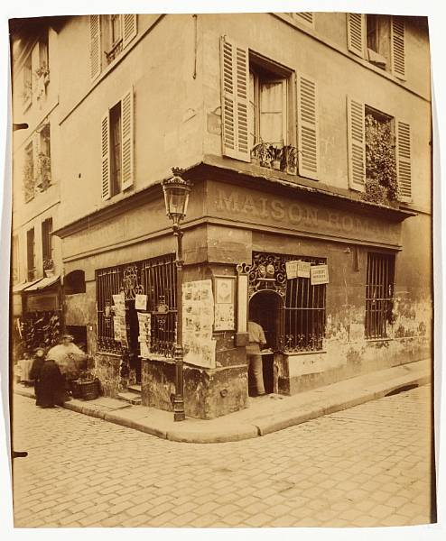 Appraisal: Eug ne Atget French - Cabaret Rue Mouffetard-Demoli en c