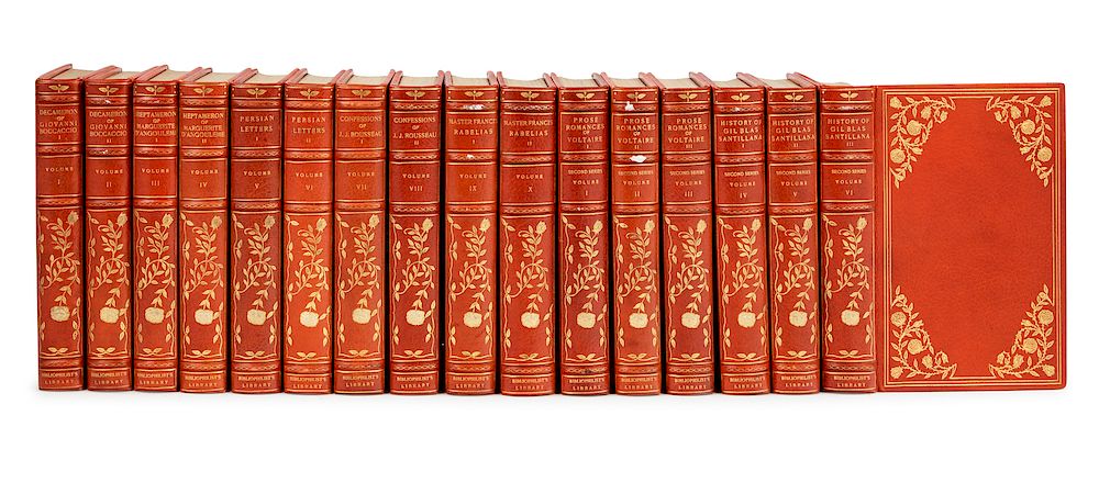 Appraisal: BINDINGS The Bibliophilist's Library Philadelphia for subscribers by George Barrie