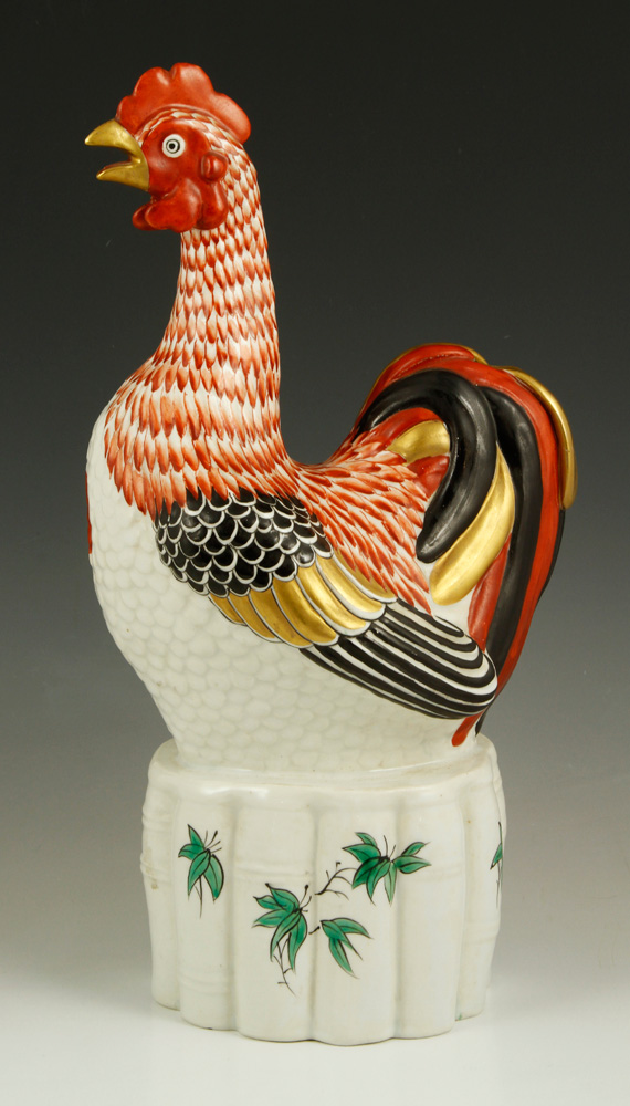 Appraisal: - Chinese Republic Period Rooster Chinese Republic Period rooster porcelain