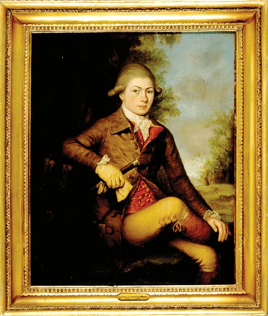 Appraisal: Thomas Gainsborough after British - PORTRAIT OF A YOUNG GENTLEMAN