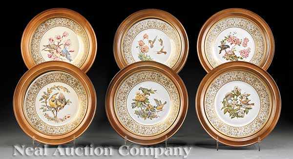 Appraisal: A Set of Twelve Lenox Porcelain Boehm Bird Commemorative Plates