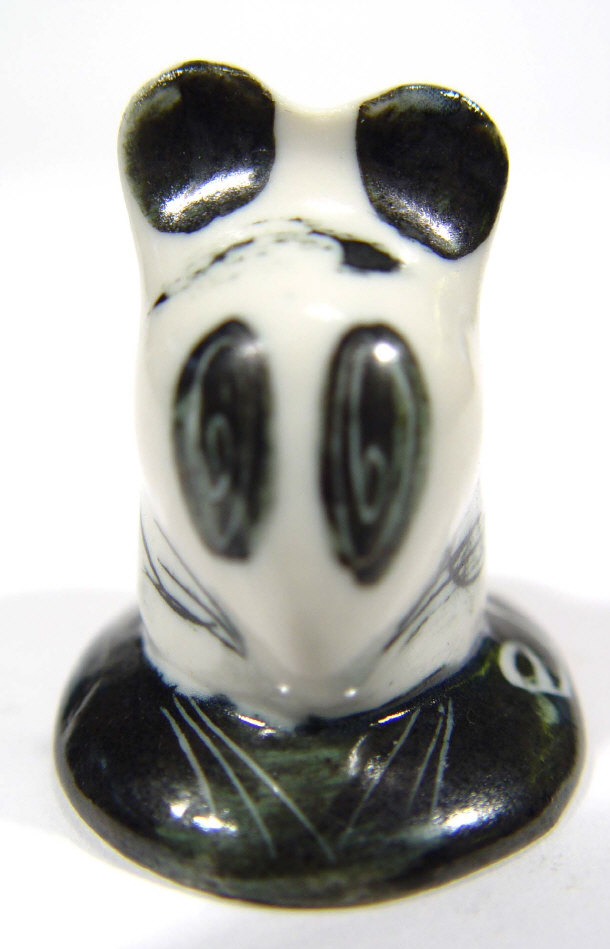 Appraisal: Hand painted Hamilton studio pottery mouse impressed factory mark to