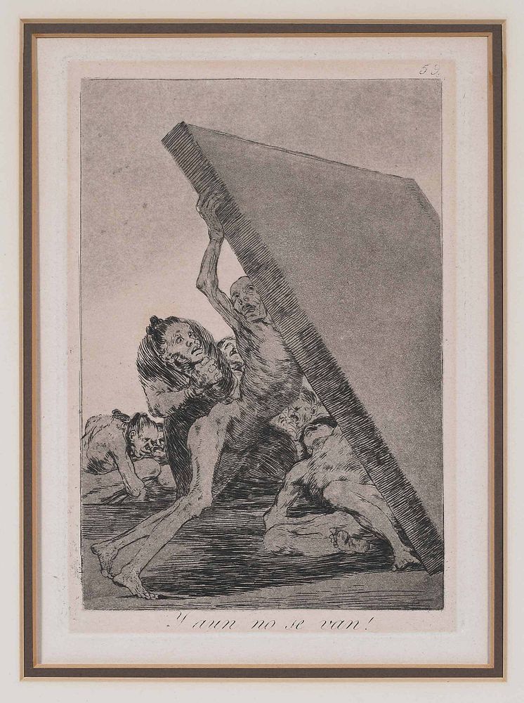 Appraisal: Francisco de Goya Spanish - Y aun no se van