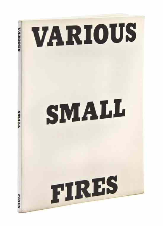 Appraisal: RUSCHA EDWARD Various Small Fires and Milk Los Angeles Anderson