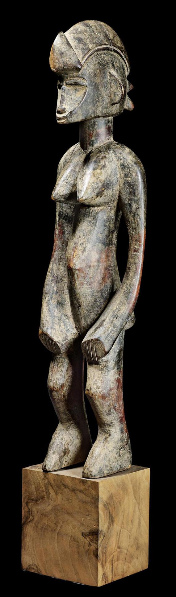 Appraisal: SENUFO FIGURE Ivory Coast H cm Provenance Emil Storrer Zurich