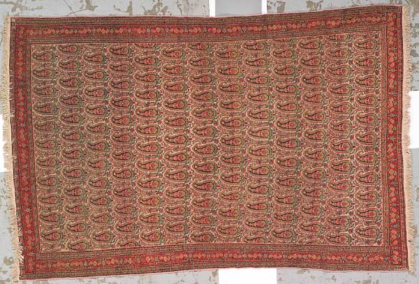 Appraisal: A Senneh carpet Northwest Persia late th century size approximately