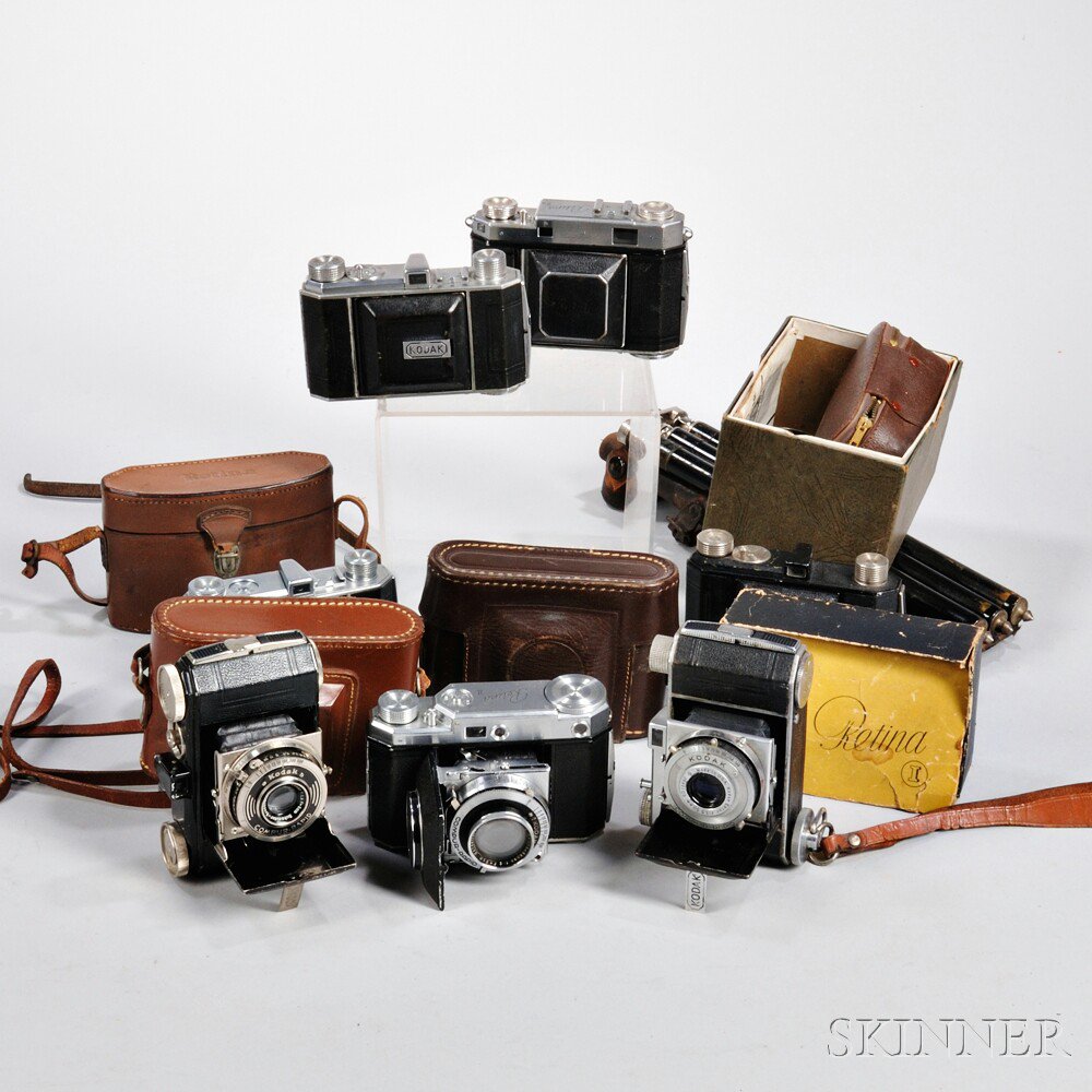 Appraisal: Eleven Kodak Retina Cameras Germany eight various Retina I models