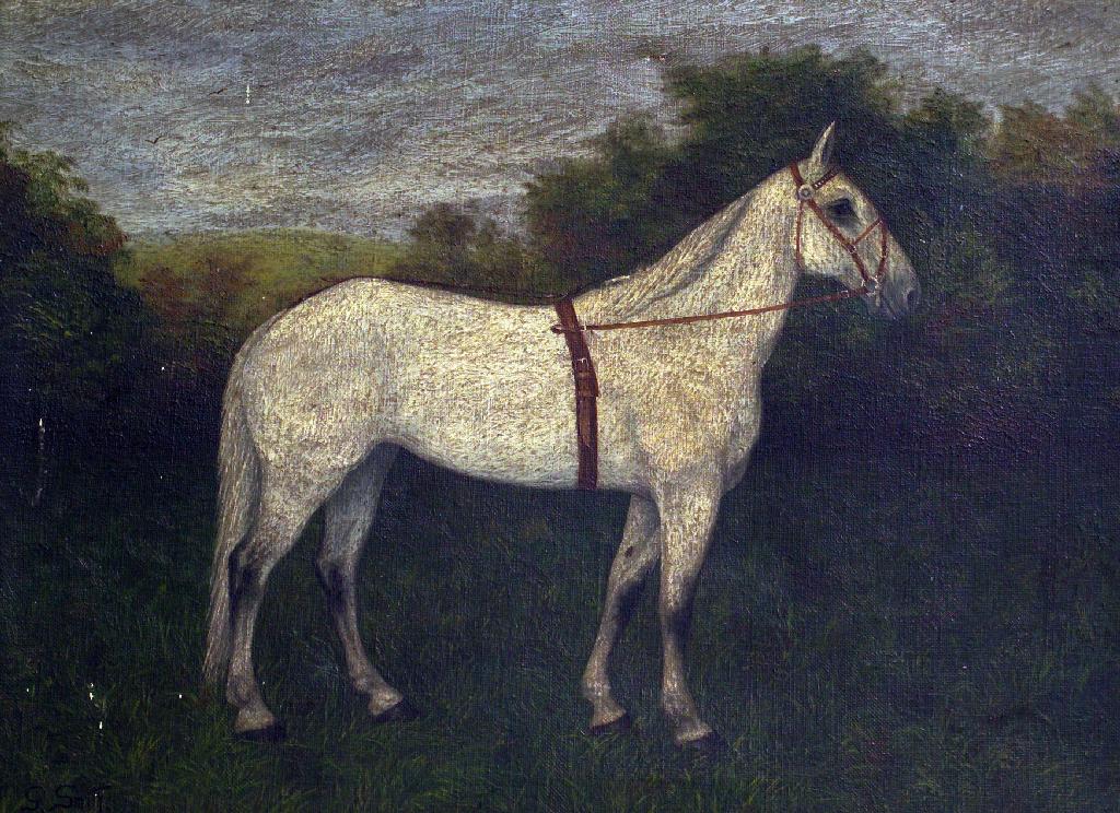 Appraisal: G SMITH th CENTURY LADY R STUDY OF A RACEHORSE