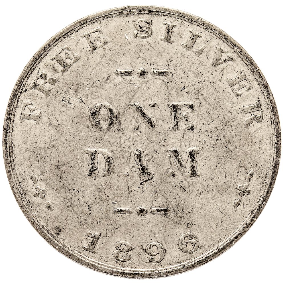 Appraisal: William Jennings Bryan Presidential Campaign Token in White Metal Political