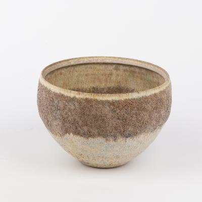 Appraisal: Chris Carter born a deep stoneware bowl with textured band