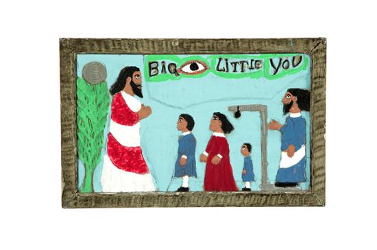 Appraisal: BIG ''I'' LITTLE YOU BY ELIJAH PIERCE COLUMBUS OHIO -