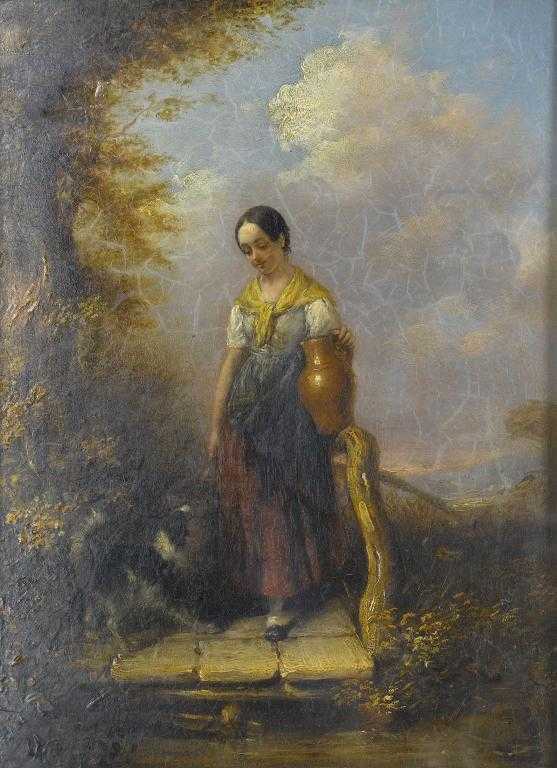 Appraisal: ATTRIBUTED TO THOMAS PRICE DOWNES FL - GIRL AT THE