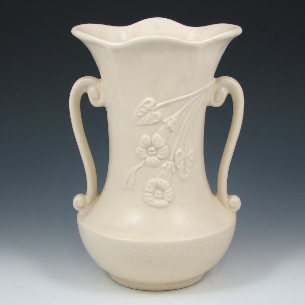 Appraisal: Hull Mardi Gras Granada Morning Glory Vase Mardi Gras Granada