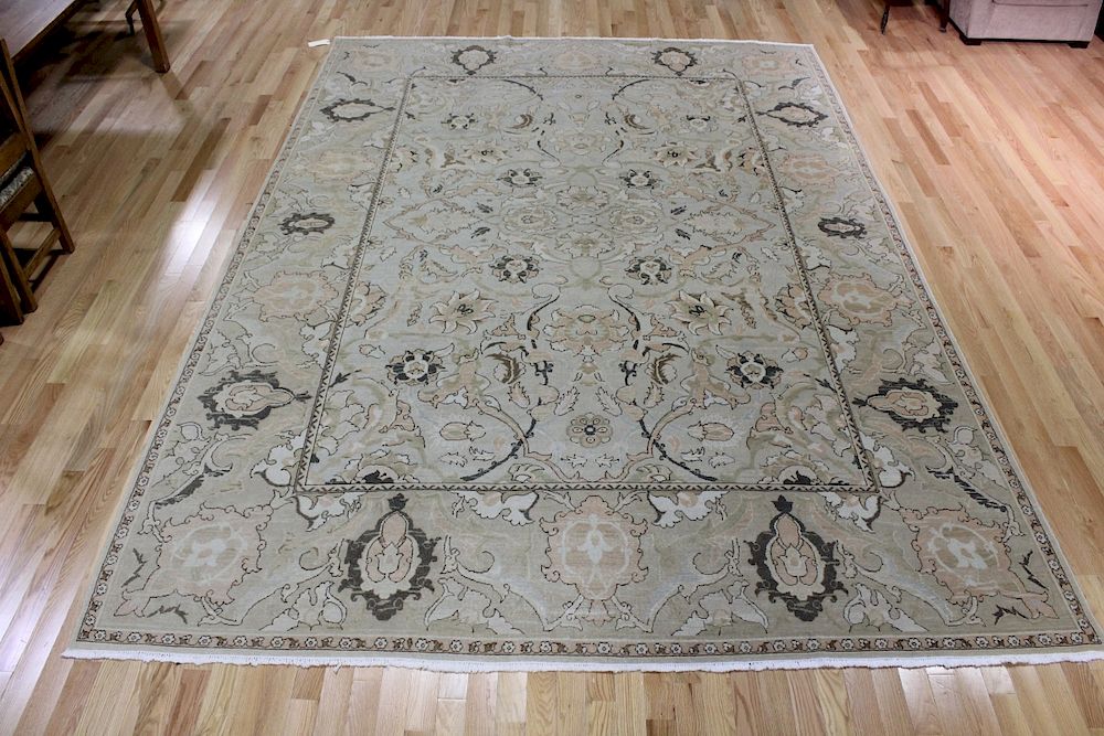 Appraisal: Vintage and Finely Hand Woven Roomsize Carpet A great design