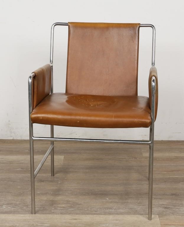 Appraisal: Ward Bennett Washington Heights NY - Envelope chair for Geiger