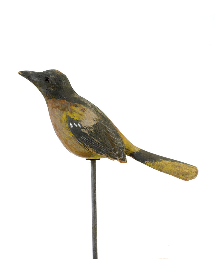 Appraisal: AMERICAN CARVED AND PAINTED ROBIN RED-BREAST LATE NINETEENTH EARLY TWENTIETH