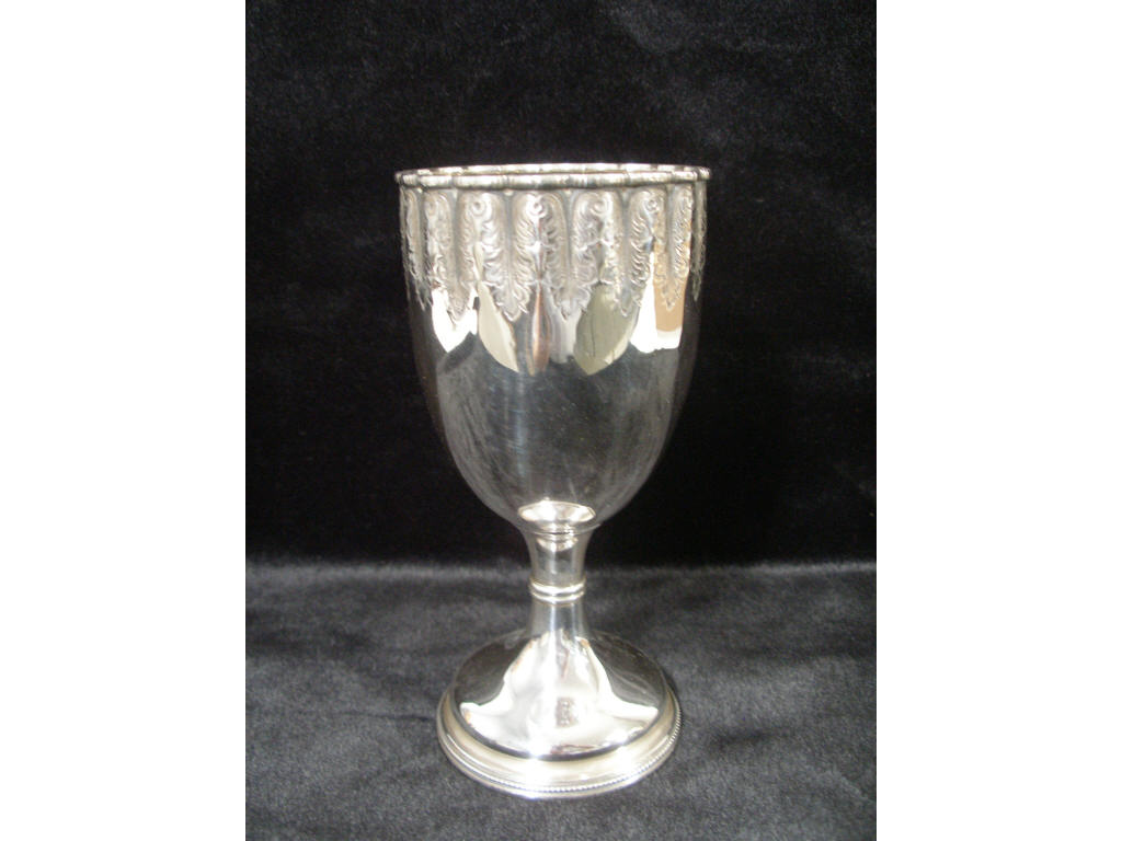 Appraisal: Tiffany Co Sterling Goblet G W c - made by