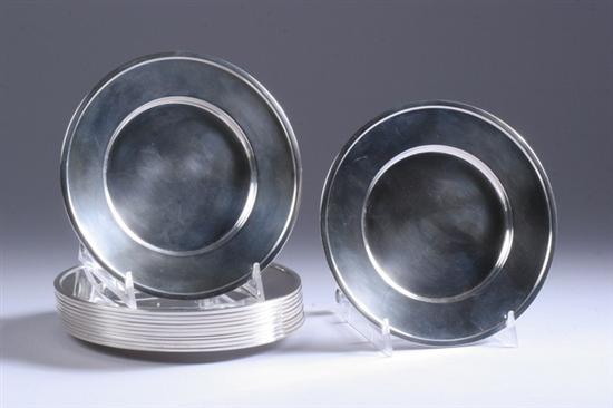 Appraisal: TWELVE WEBSTER STERLING SILVER BREAD AND BUTTER PLATES - oz