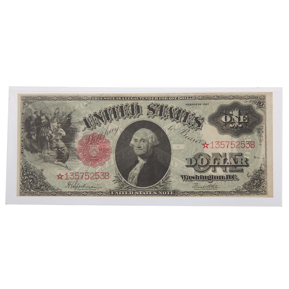 Appraisal: Legal Tender STAR Note FR AU Legal Tender STAR Note