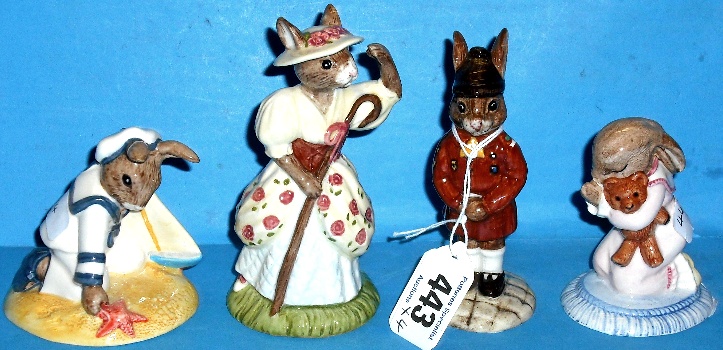 Appraisal: Royal Doulton Bunnykins Figures Little Bo Peep DB Sailor DB