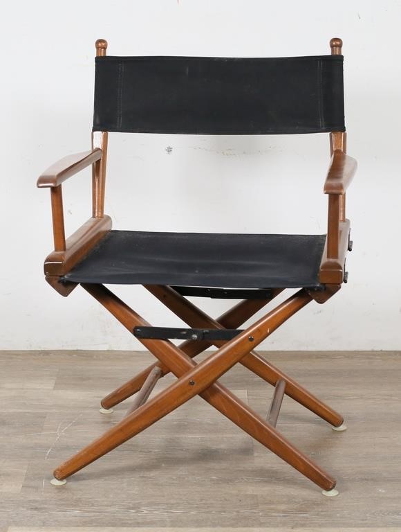 Appraisal: TELESCOPE CASUAL DIRECTOR'S FOLDING CHAIR H x L x W