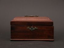 Appraisal: A Wooden Tea Caddy Late th Century This late th