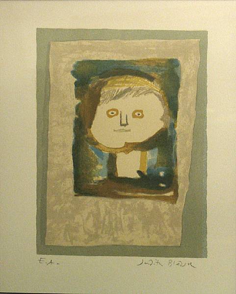 Appraisal: Judith Bledsoe American born Untitled Petite Portrait n d Color