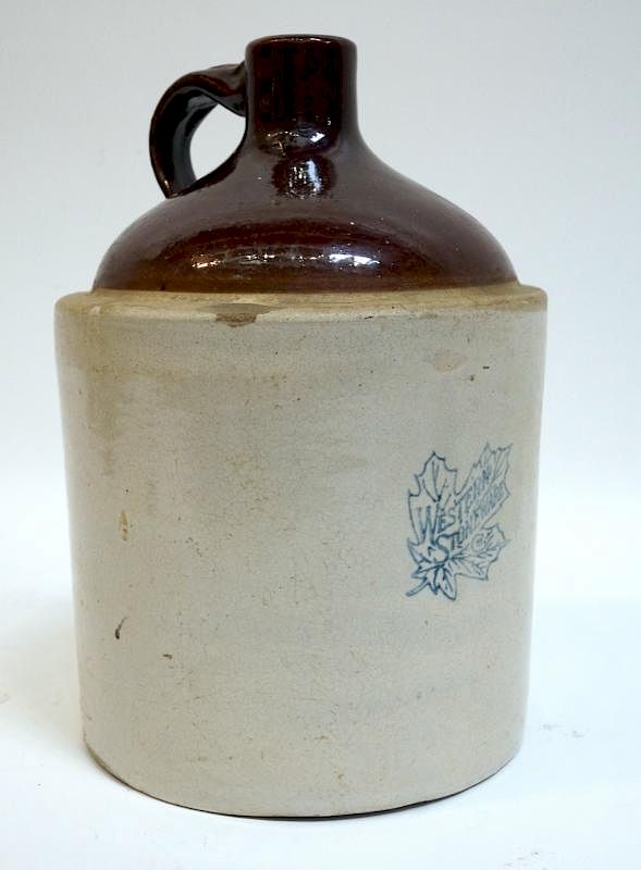 Appraisal: Stoneware Jug Stoneware Jug Description Two toned and with a