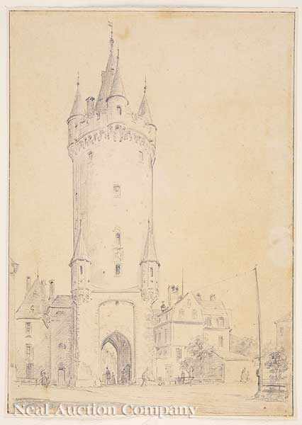 Appraisal: Augustus Welby Northmore Pugin British - The Eschenheim Tower City