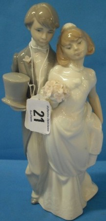 Appraisal: Lladro figure of Bride Groom