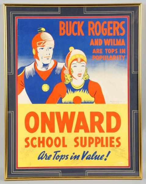 Appraisal: Buck Rogers School Sale Top Flight Value Sign Description Two-sided