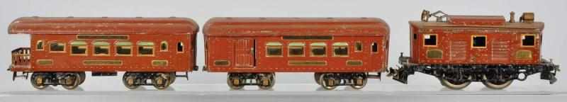 Appraisal: Ives Standard Gauge Passenger Train Set Description American Pre-war Includes