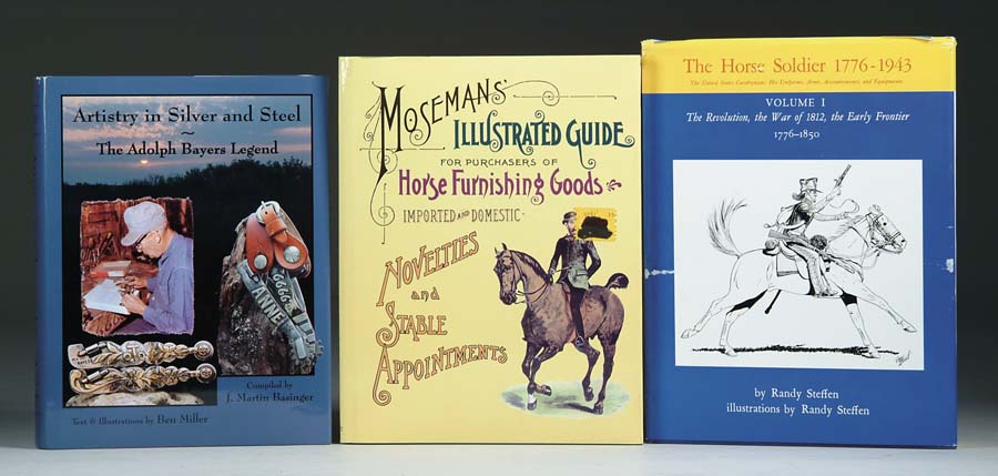 Appraisal: ABOUT BOOKS PRIMARILY RELATED TO SADDLES SPURS AND OTHER EQUESTRIAN