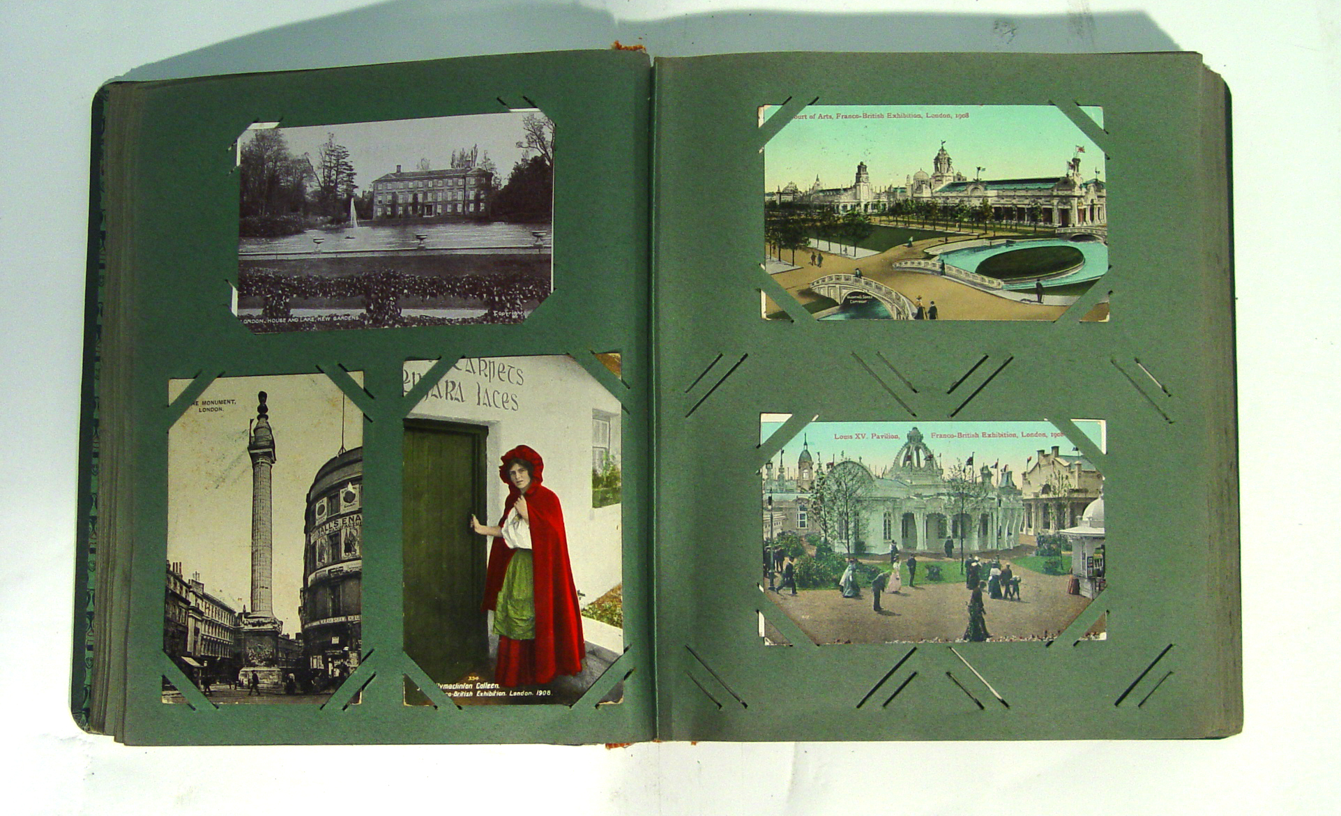 Appraisal: Extensive Edwardian postcard album of mainly British topical views tourist