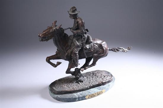 Appraisal: AFTER FREDERIC REMINGTON American - TROOPER OF THE PLAINS later