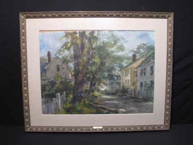 Appraisal: Watercolor painting signed Schlem Betty Lou Schlem b American Titled