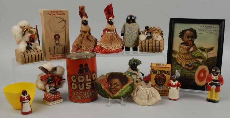 Appraisal: Lot of African American Memorabilia Description Includes one large advertising