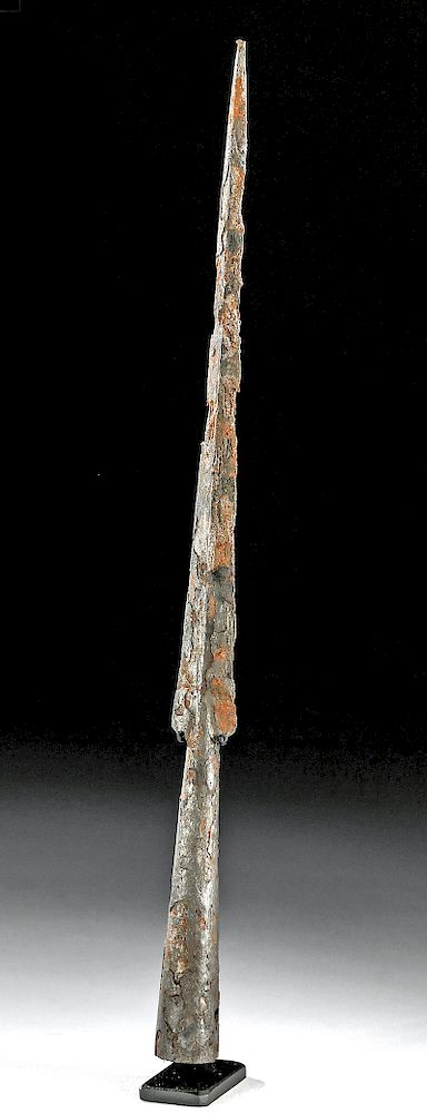 Appraisal: Sharp Viking Iron Spear Northern Europe Viking ca th to