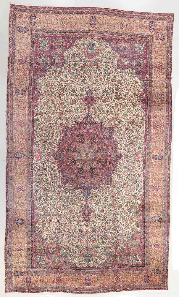 Appraisal: Antique Palace Size Kerman Rug Persia ' '' x '