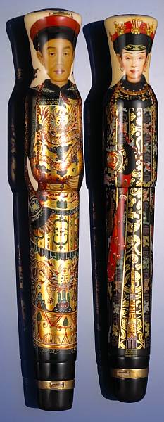 Appraisal: KRONE Forbidden City Emperor and Empress Set of Two Limited