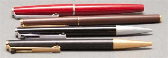 Appraisal: Four Montblanc ballpoint pens Estimate - Pen s have not