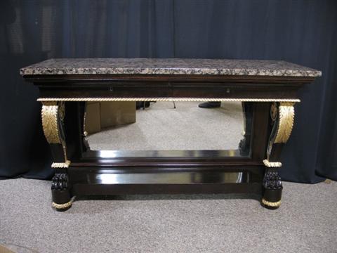 Appraisal: PAIR OF ANTHONY QUERVELLE STYLE CONSOLES Turn of the century