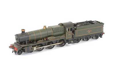 Appraisal: OO Gauge Kitbuilt - - BR green Hall Class Loco